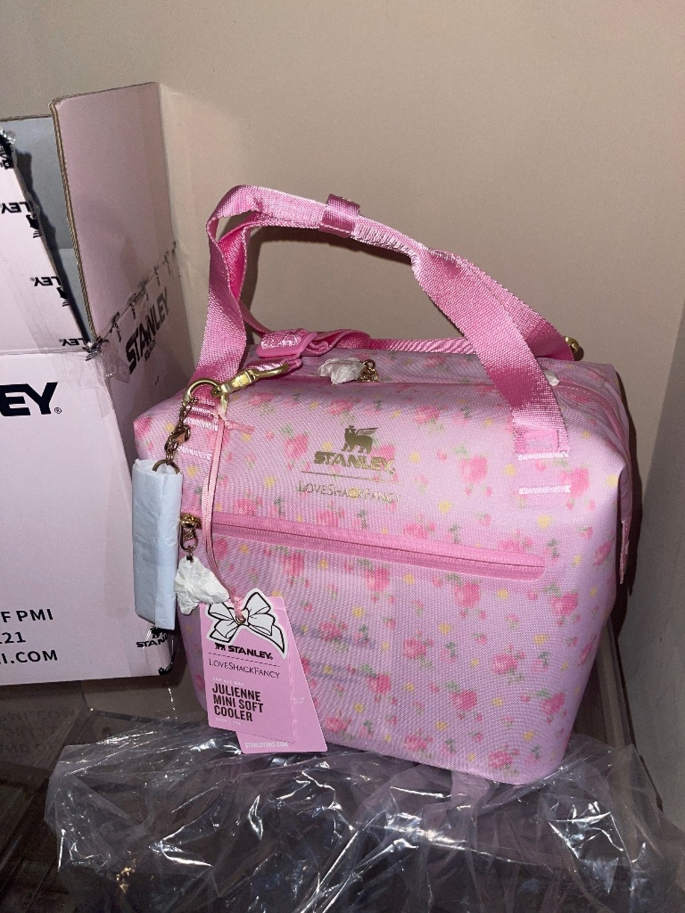 STANLEY + LOVESHACKFANCY Julienne Mini Soft Cooler • IBIZA SUNSET